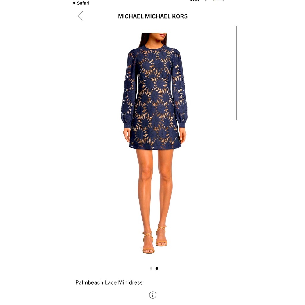 MICHAEL MICHAEL KORS Palm Beach Minidress size 10. Saks Fifth Avenue